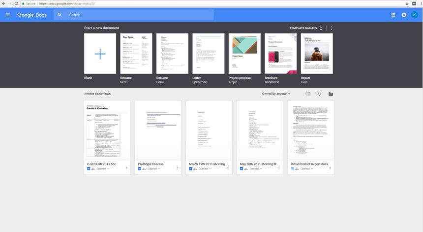 Use Google Docs for increased business productivity among your team and internal documents.